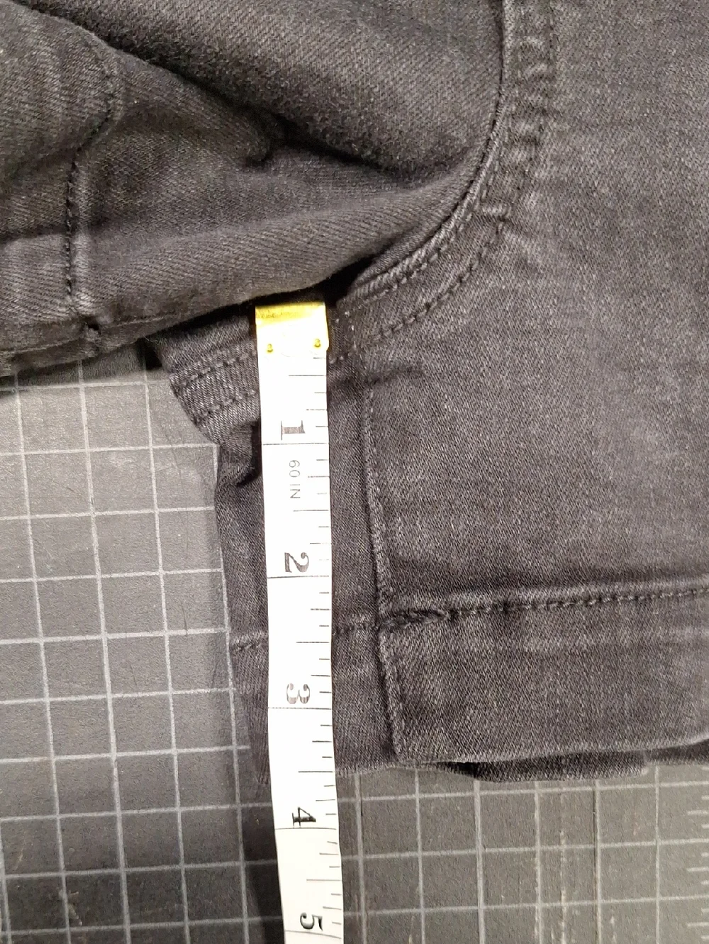 Maurices Charcoal Gray Denim Shorts